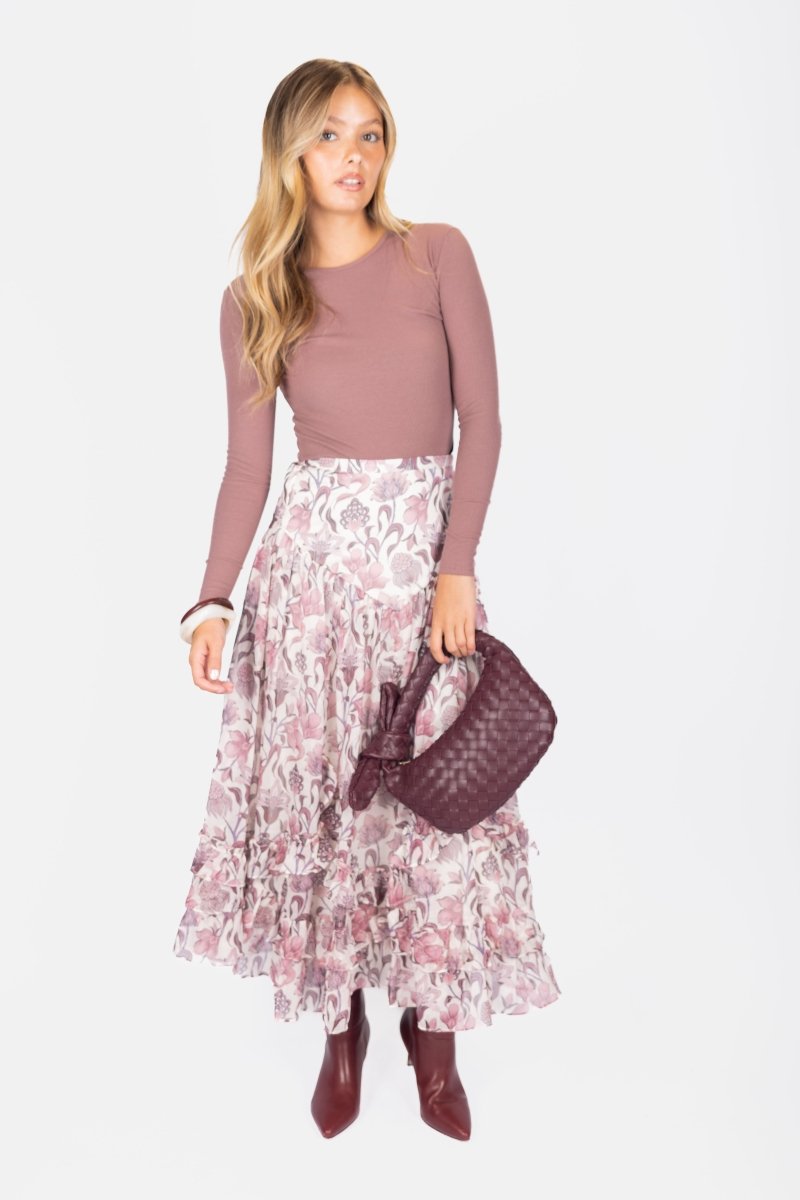 RENNE TEE PLUM