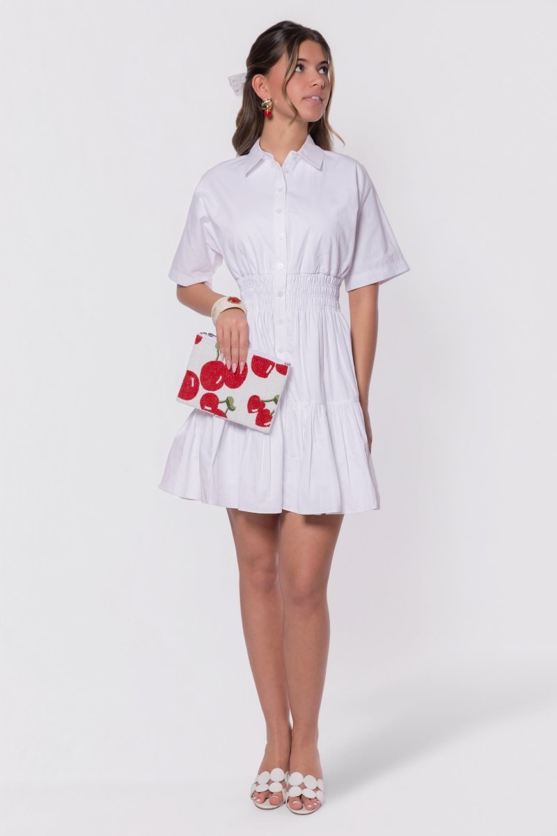 WHITE WRENLEY DRESS