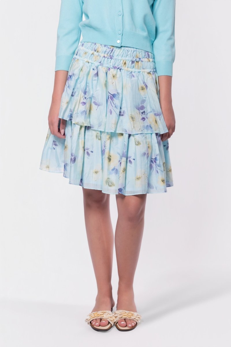 MINT/PURPLE ZENA SKIRT