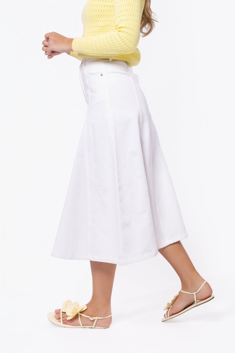 WHITE ROSIE SKIRT