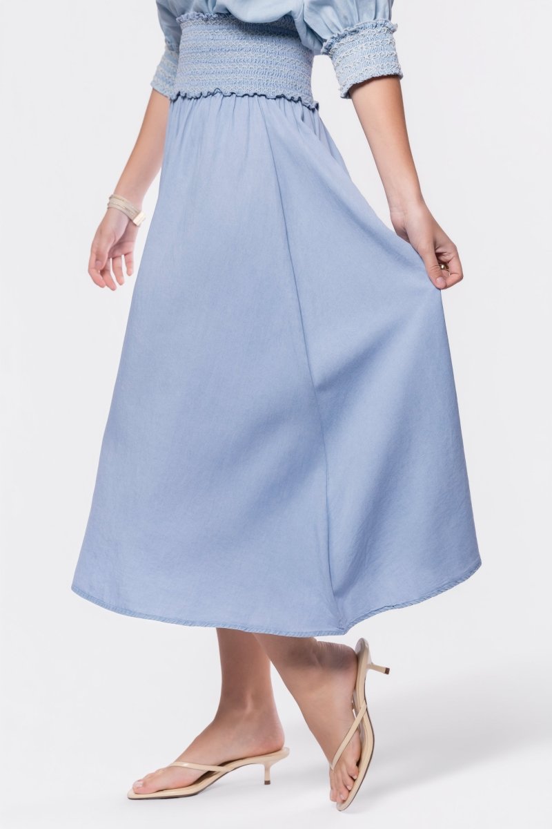 LIGHT BLUE STELLA SKIRT