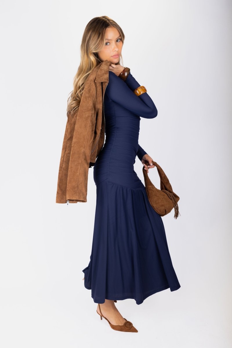 NAVY MIRI DRESS