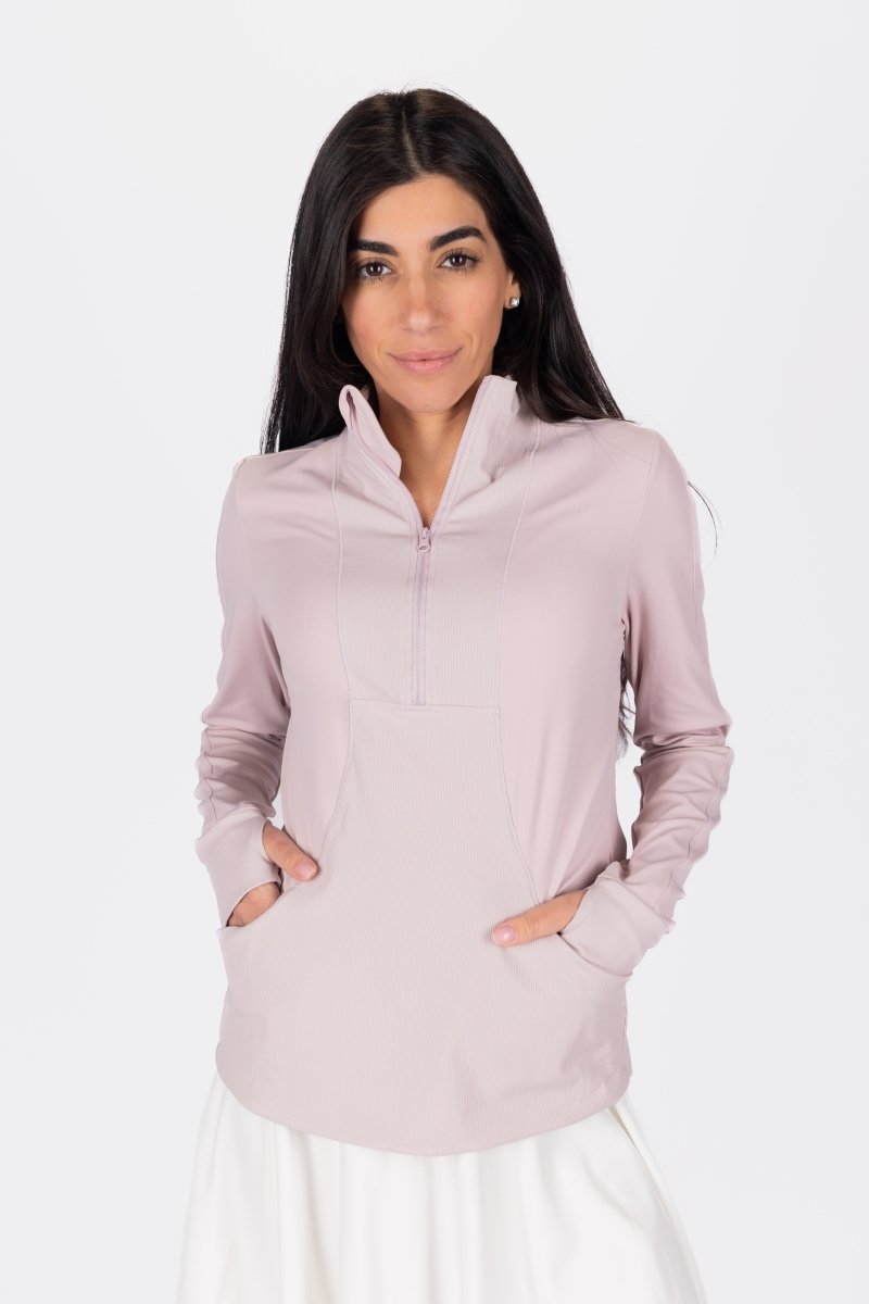 PINK ENDURE HALF ZIP