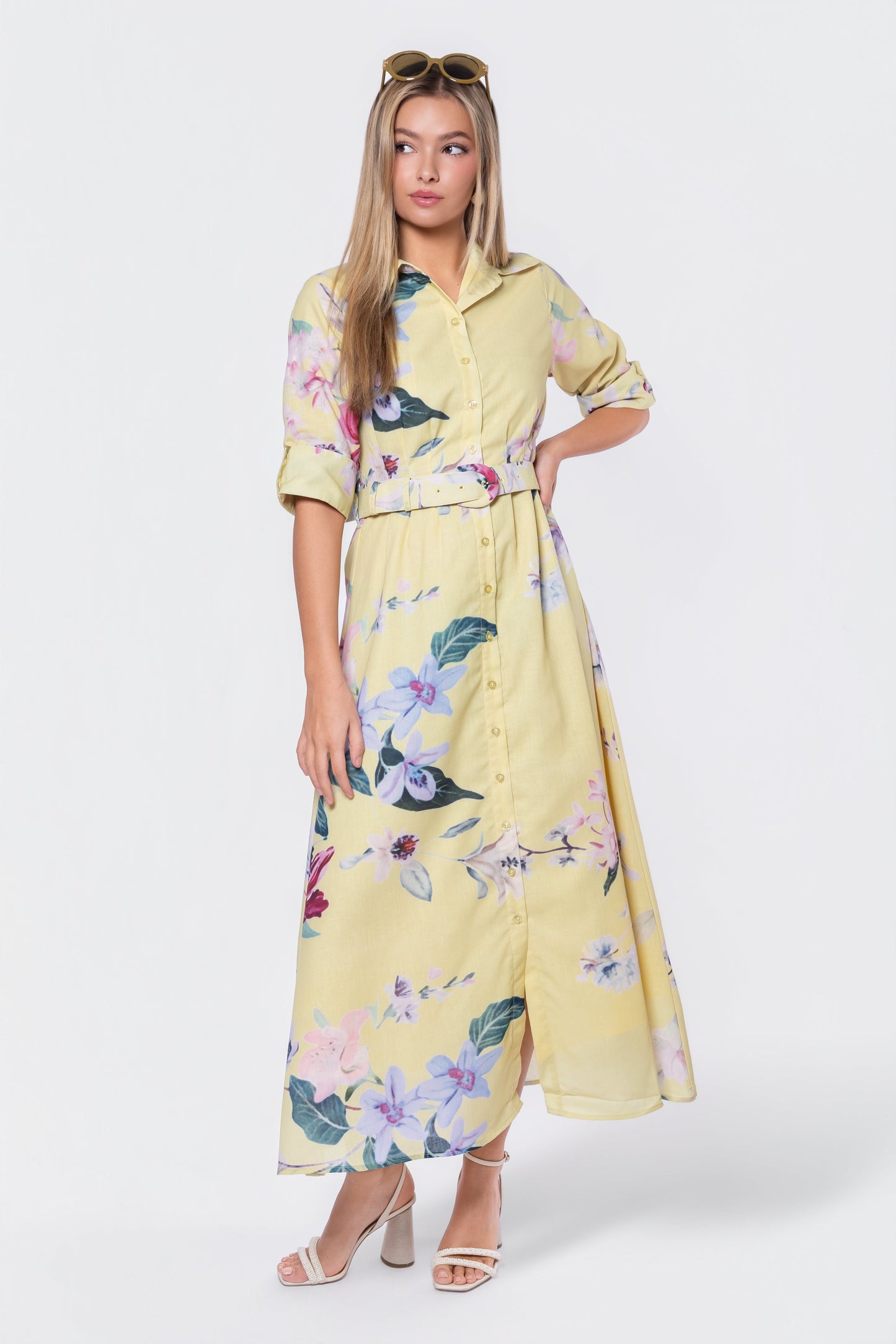 YELLOW LORINA DRESS