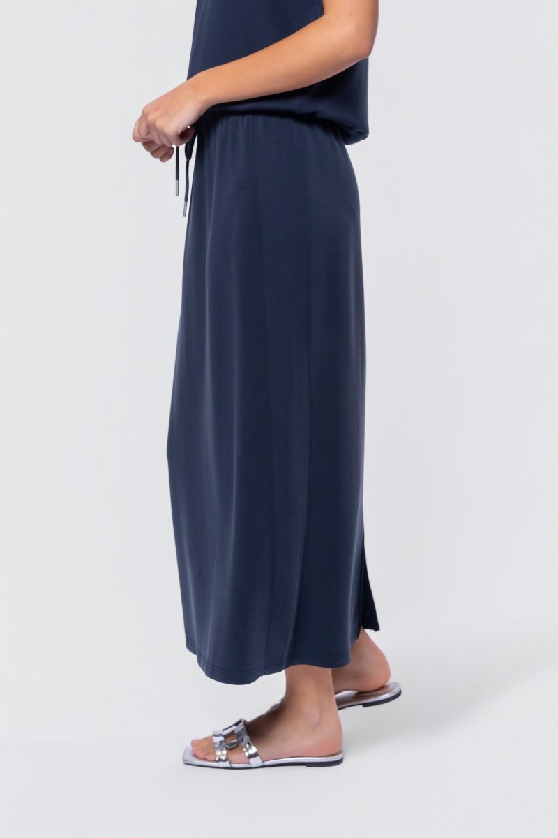 NAVY MINA SKIRT