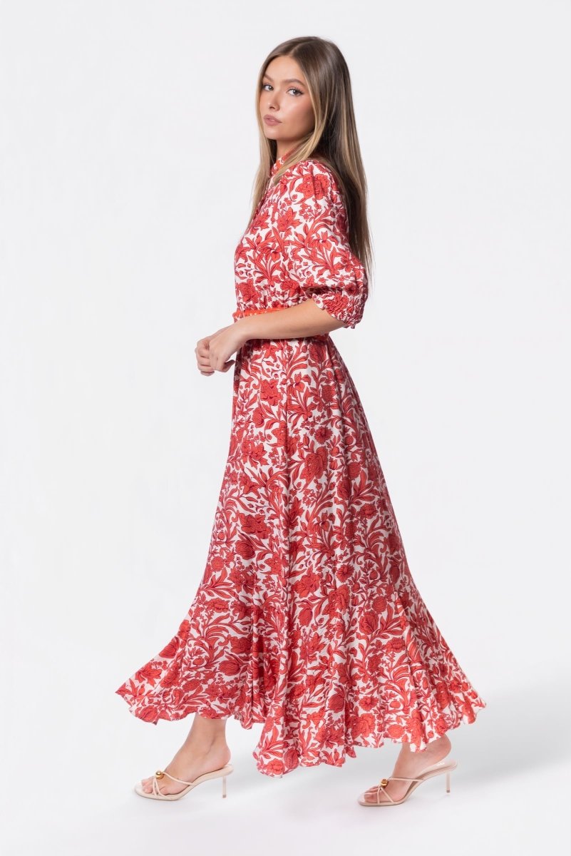 KAREN RED DRESS