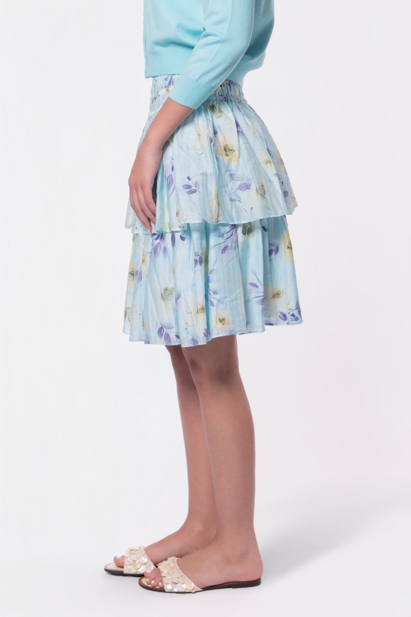 MINT/PURPLE ZENA SKIRT
