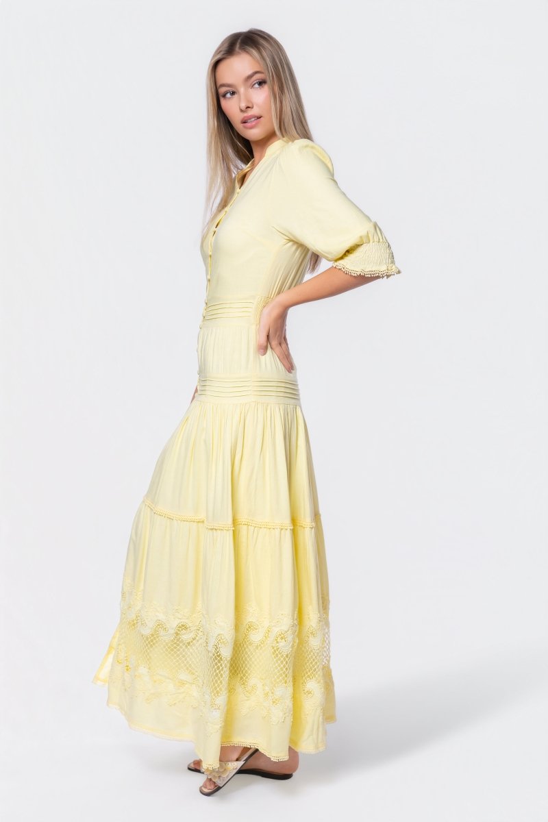 HALLIE YELLOW DRESS