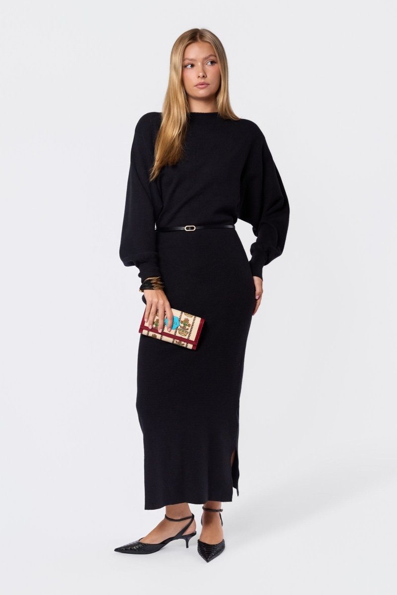 BLACK GRAZIA DRESS