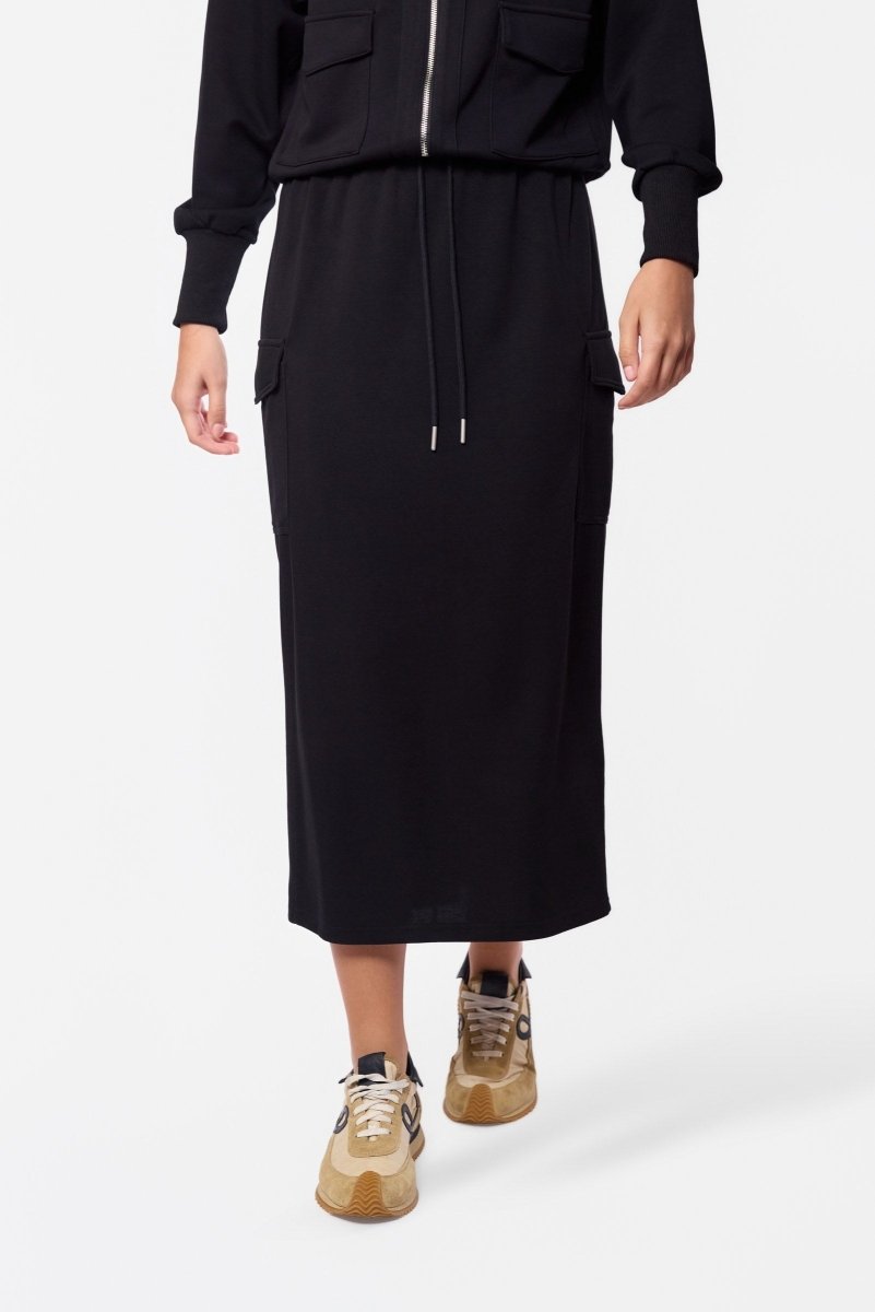 BLACK MINA CARGO SKIRT