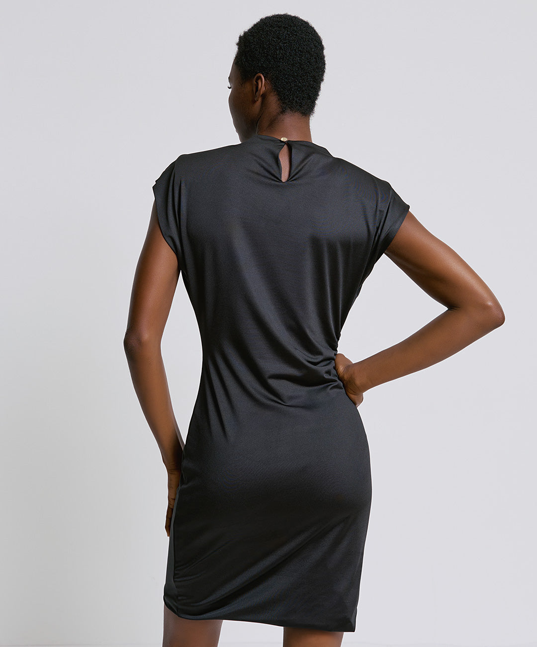 GRAY GATHERINGS MINI DRESS