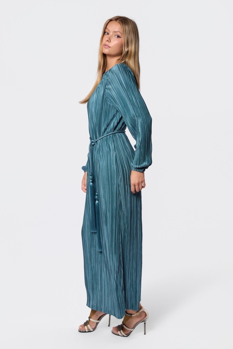 SAGE CAMELLIA DRESS