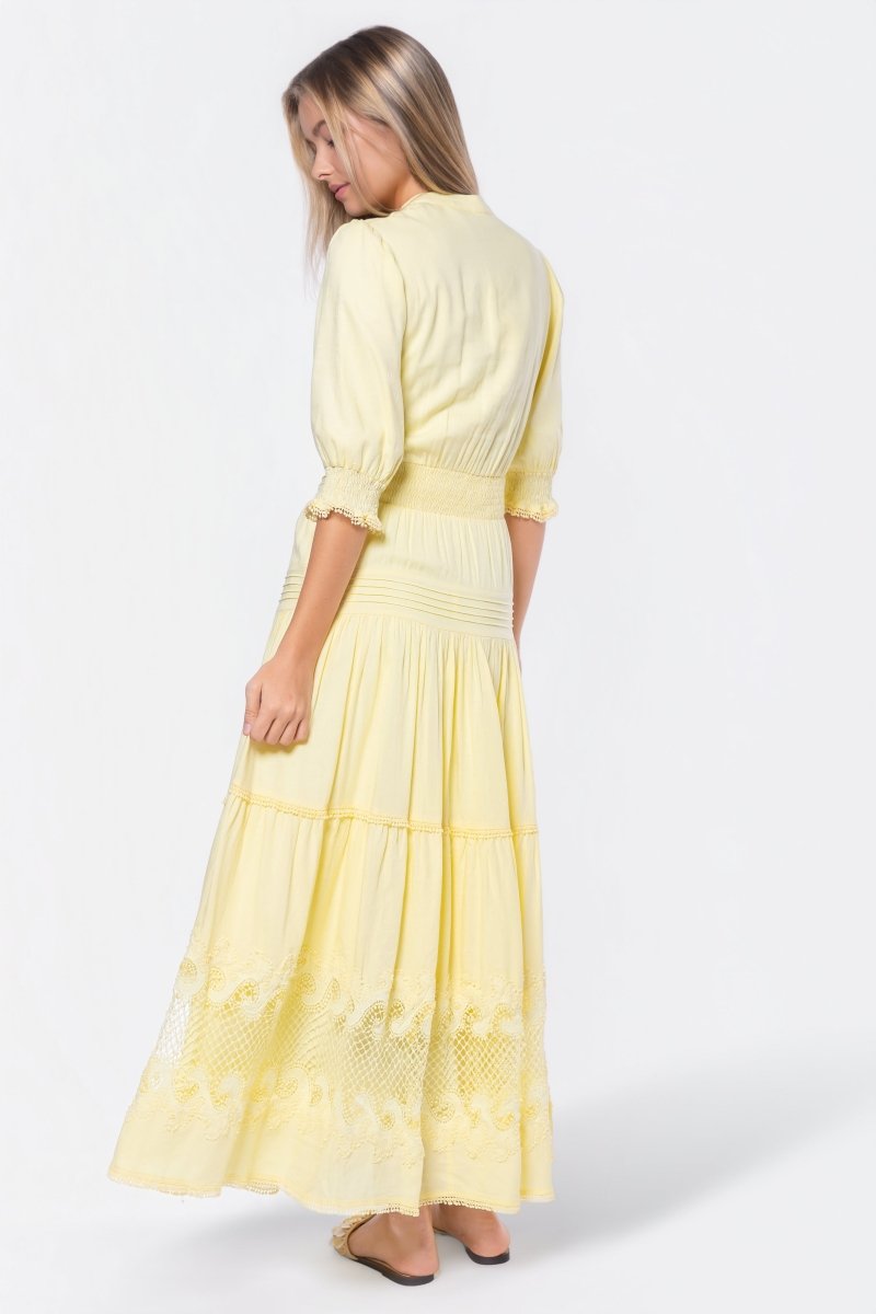 HALLIE YELLOW DRESS