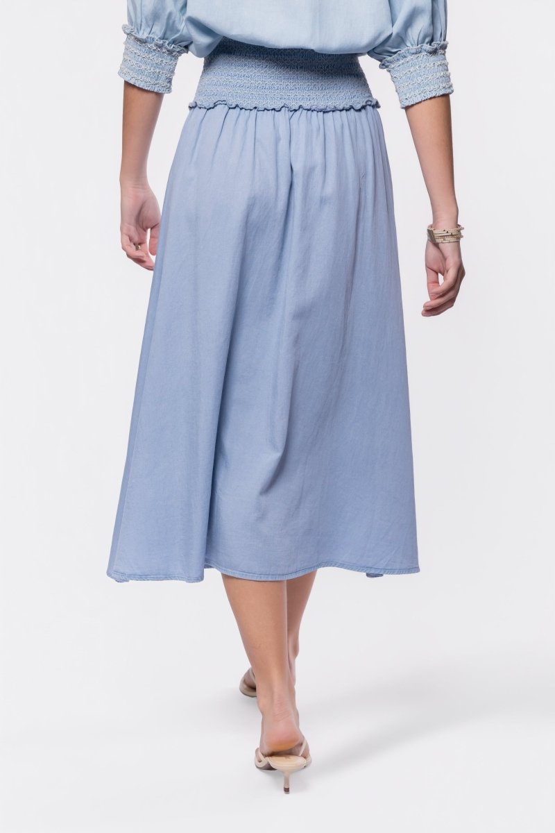 LIGHT BLUE STELLA SKIRT