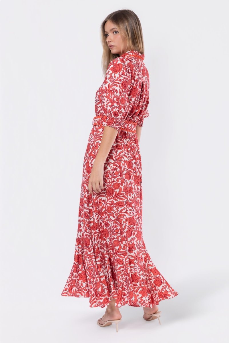 KAREN RED DRESS