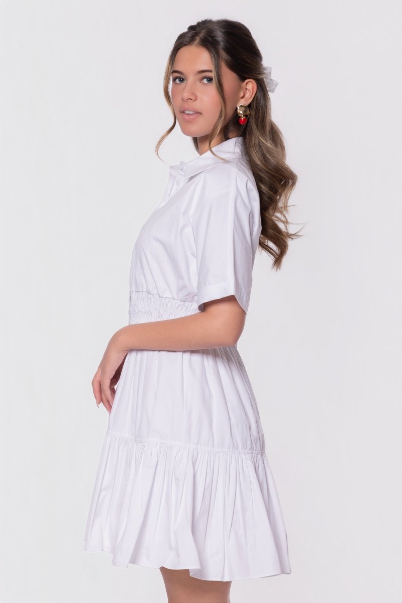 WHITE WRENLEY DRESS
