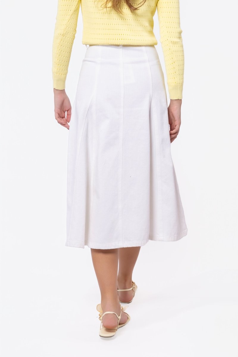 WHITE ROSIE SKIRT