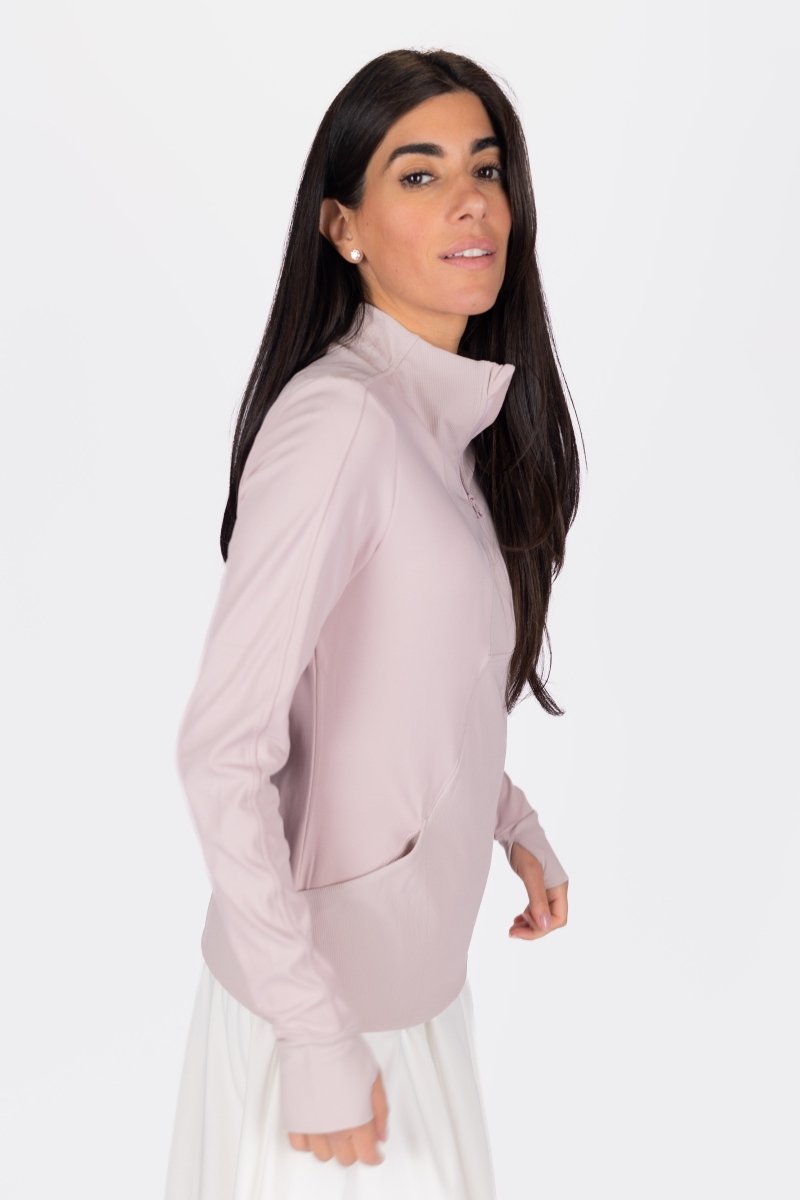PINK ENDURE HALF ZIP