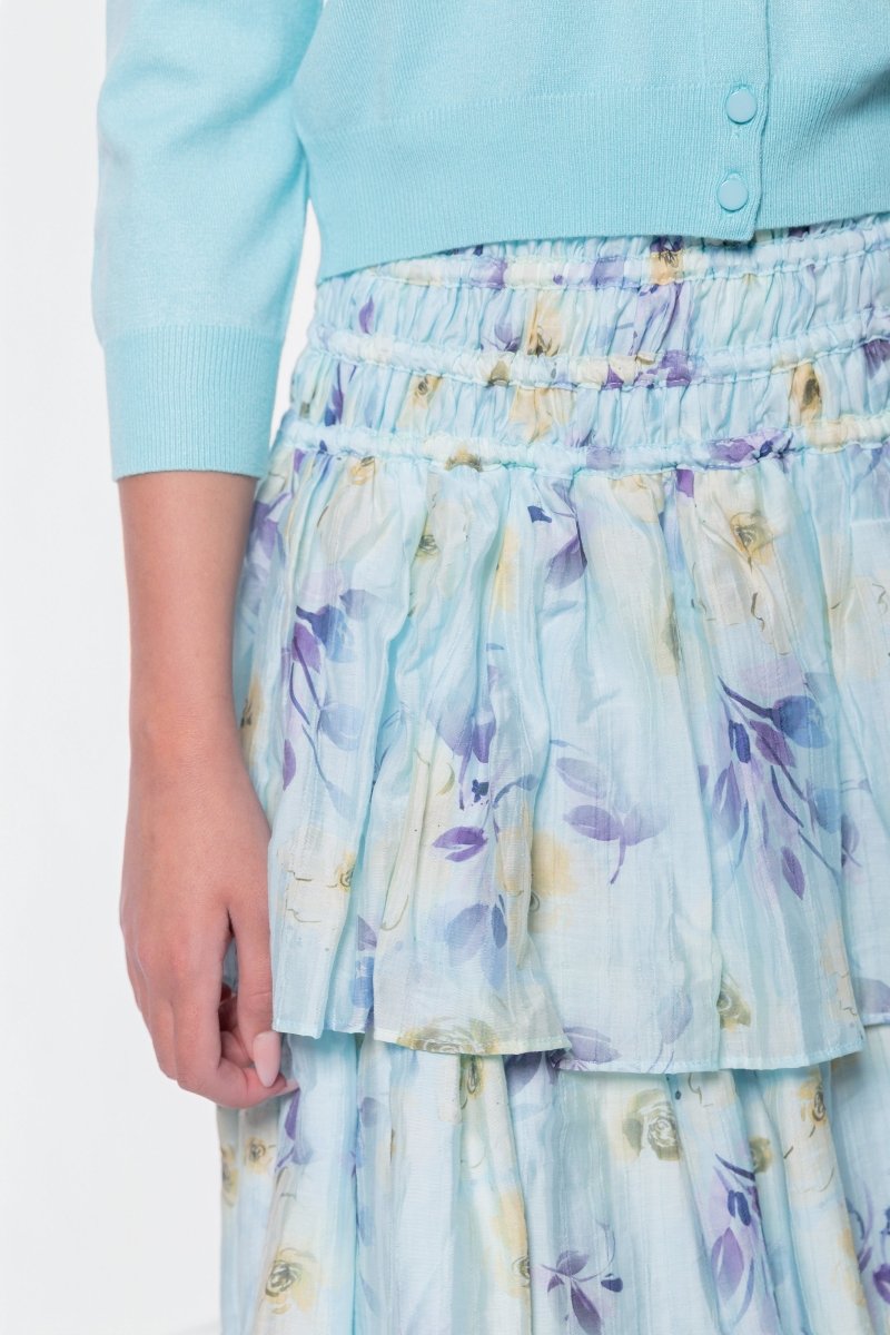 MINT/PURPLE ZENA SKIRT