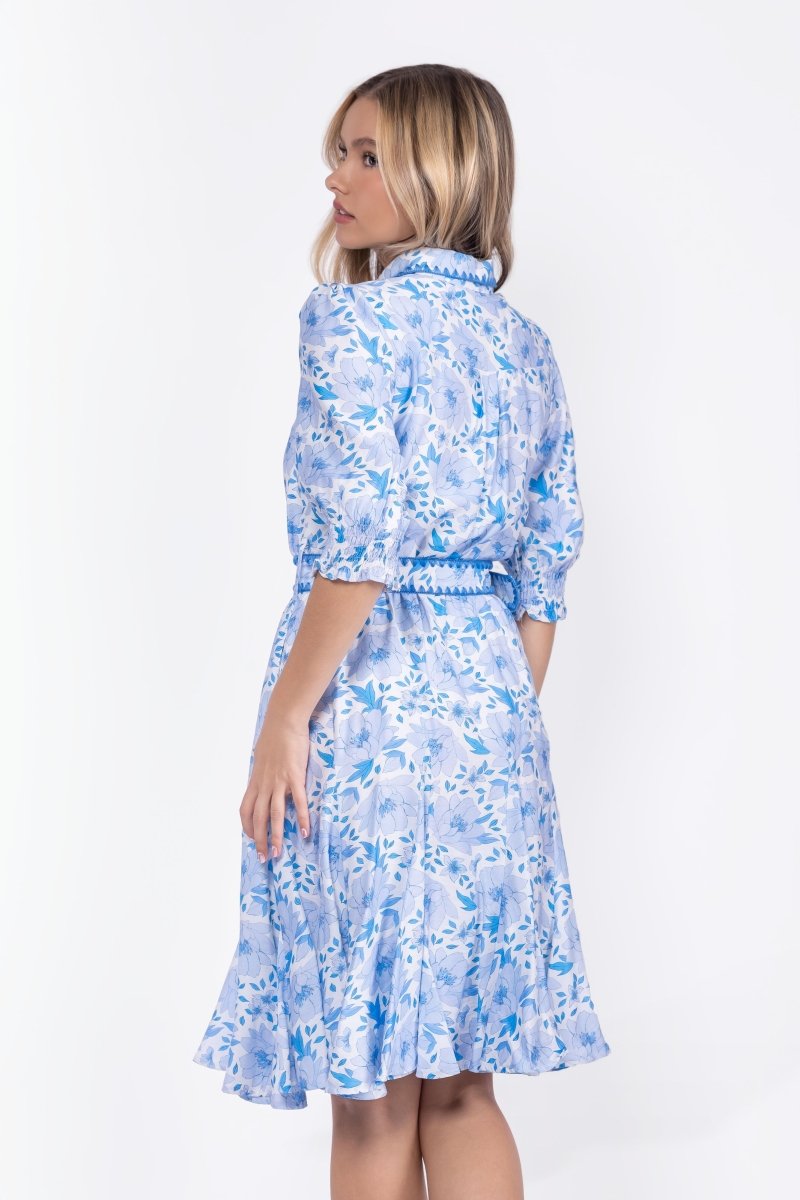BLUE FLOWER ANALIA DRESS