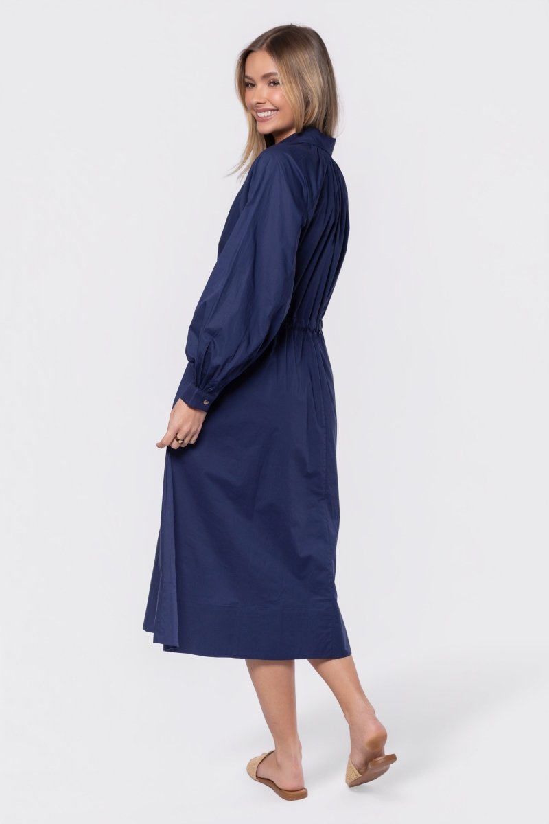 NAVY LINDEN DRESS