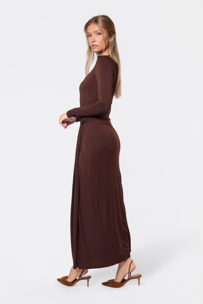 DARK BROWN AMARI DRESS
