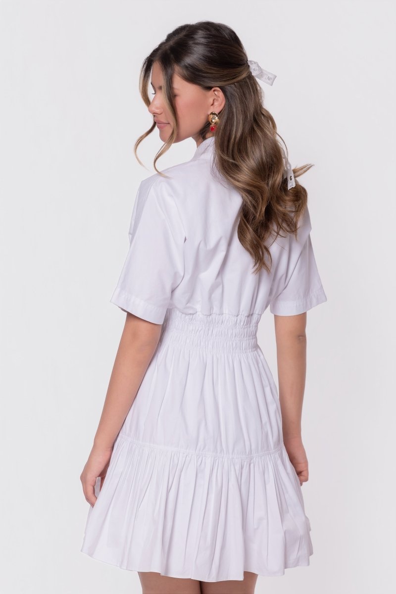 WHITE WRENLEY DRESS