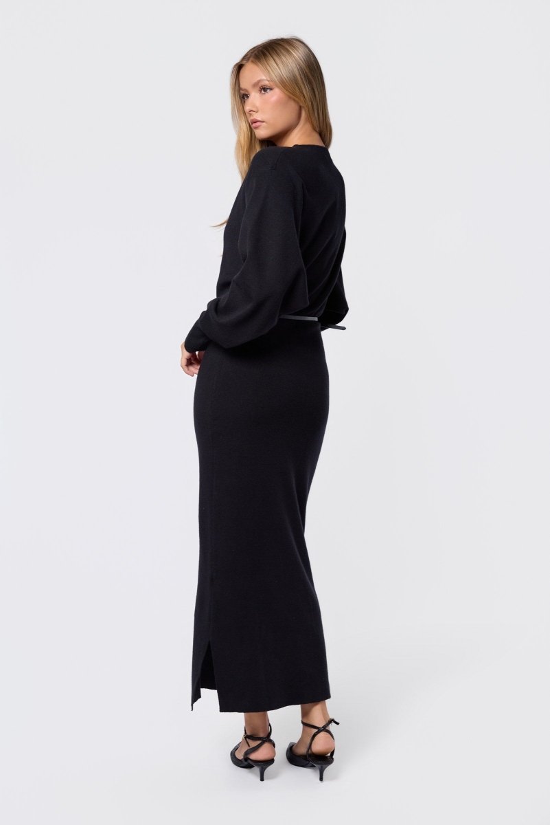 BLACK GRAZIA DRESS