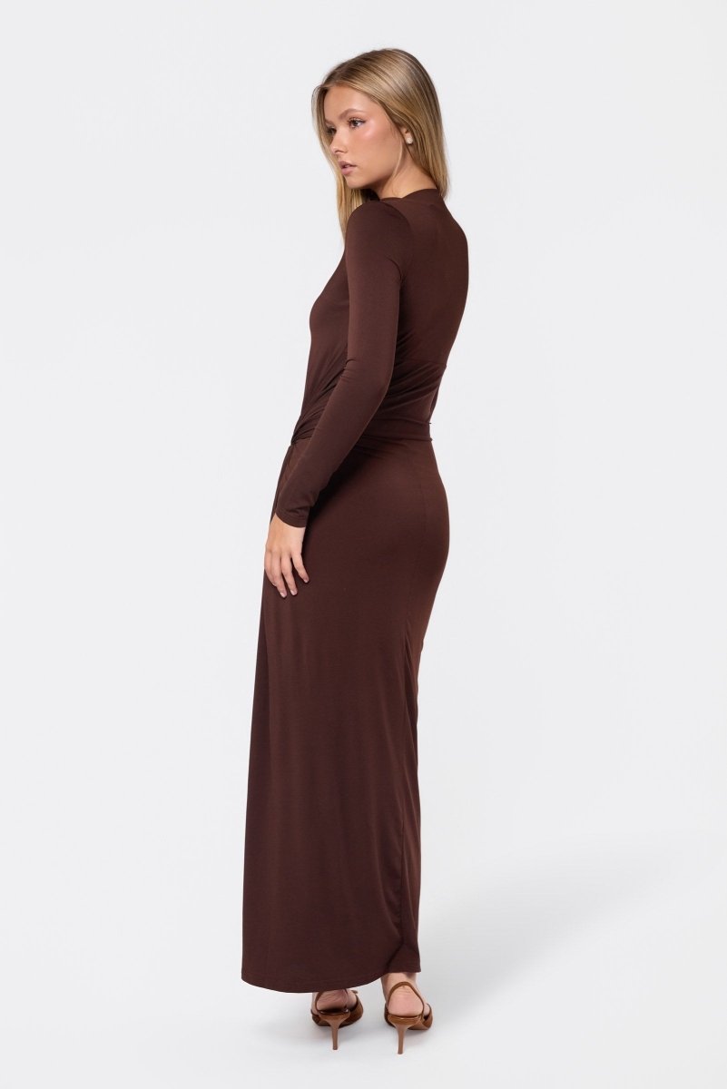 DARK BROWN AMARI DRESS