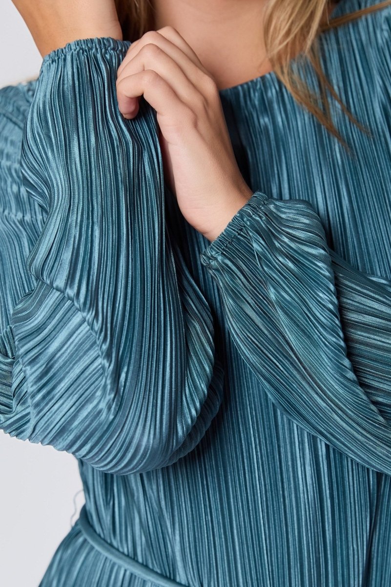 SAGE CAMELLIA DRESS