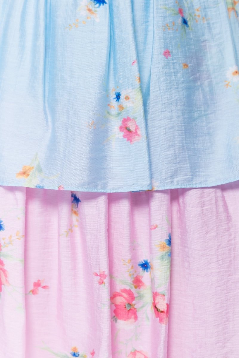 BLUE PINK NORA SKIRT