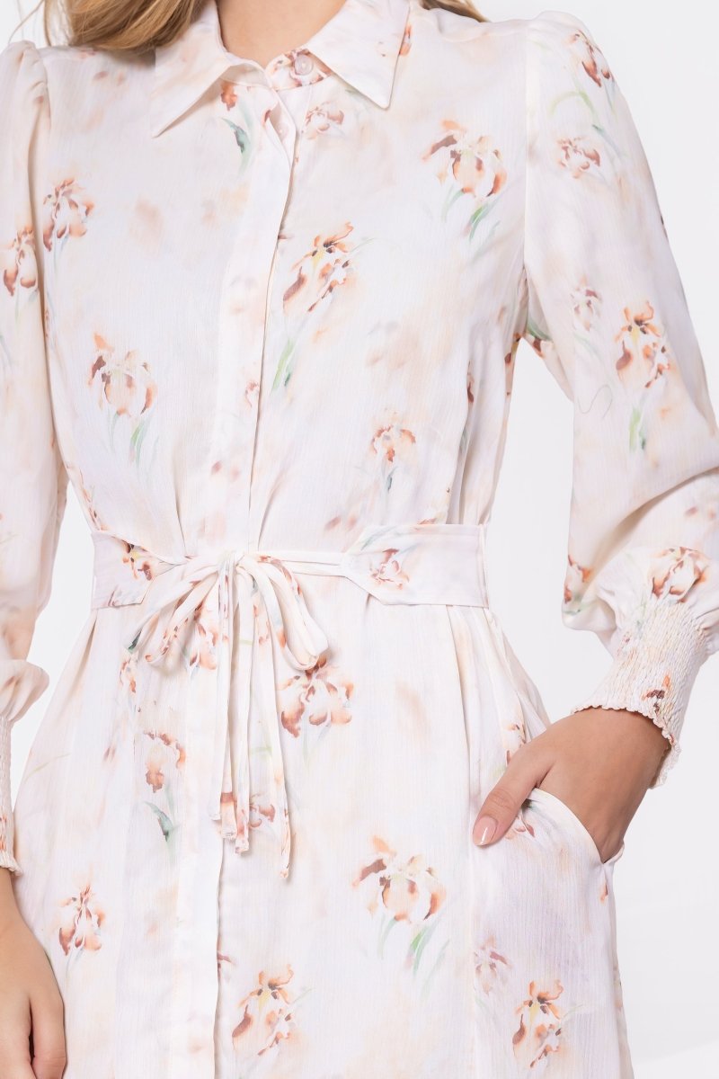 LIGHT PEACH CONNIE DRESS