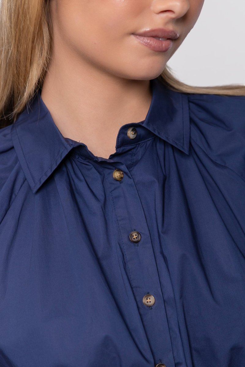 NAVY LINDEN DRESS