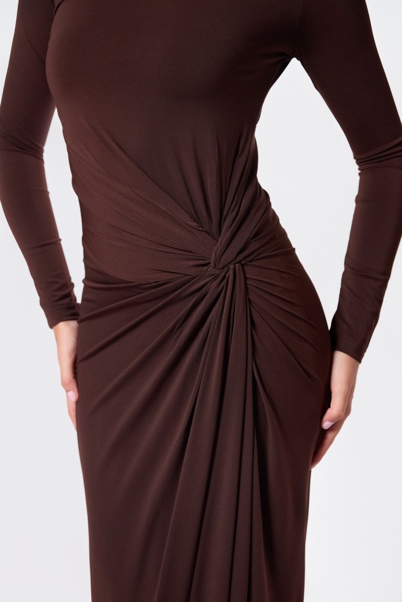 DARK BROWN AMARI DRESS