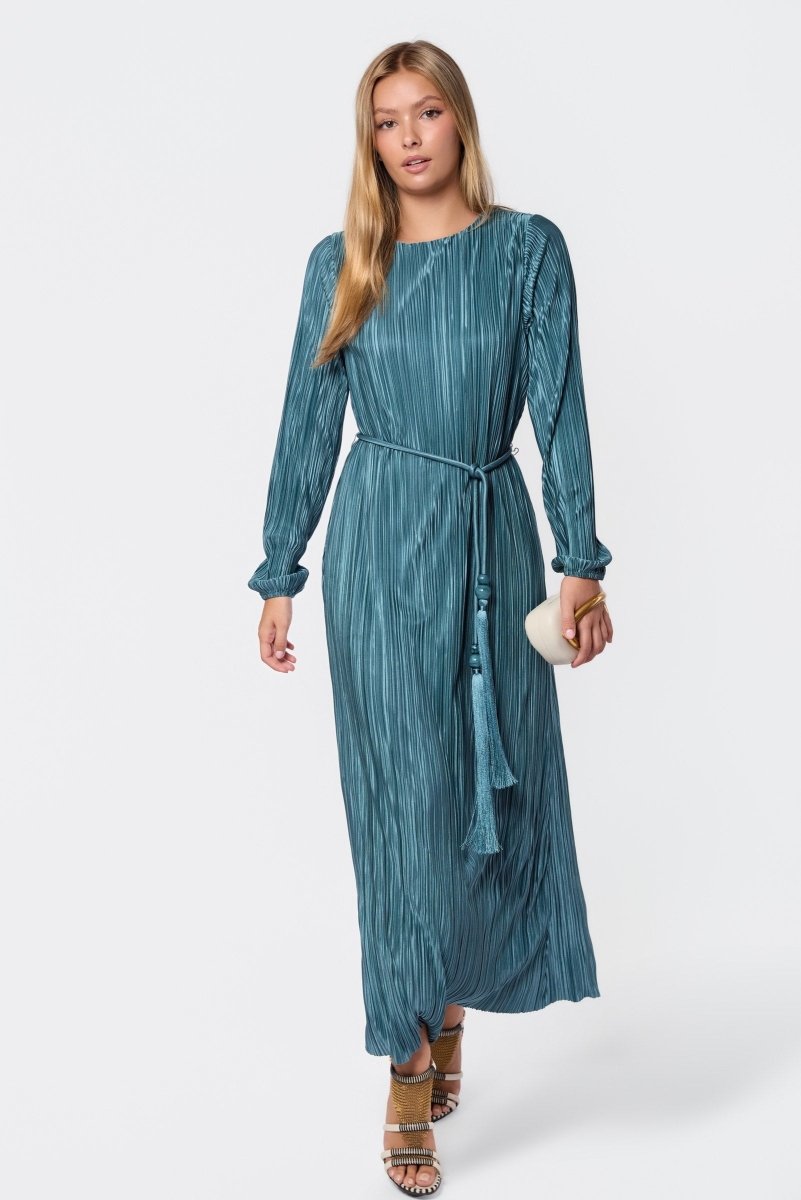 SAGE CAMELLIA DRESS