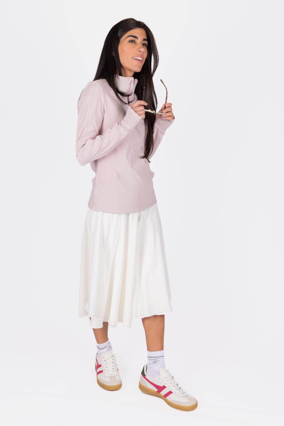 PINK ENDURE HALF ZIP