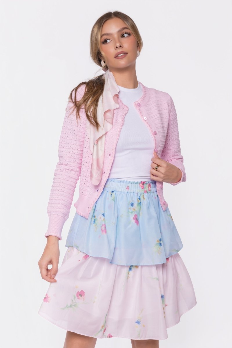 BLUE PINK NORA SKIRT