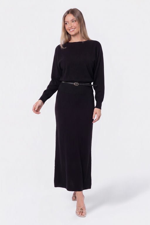 BLACK GRAZIA DRESS
