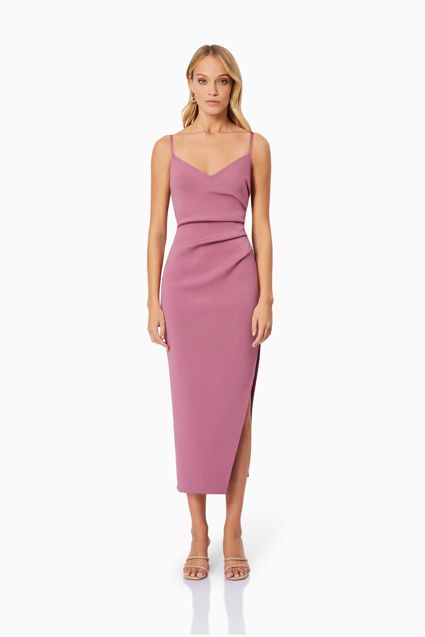 DUSTY ROSE VERA MAXI DRESS