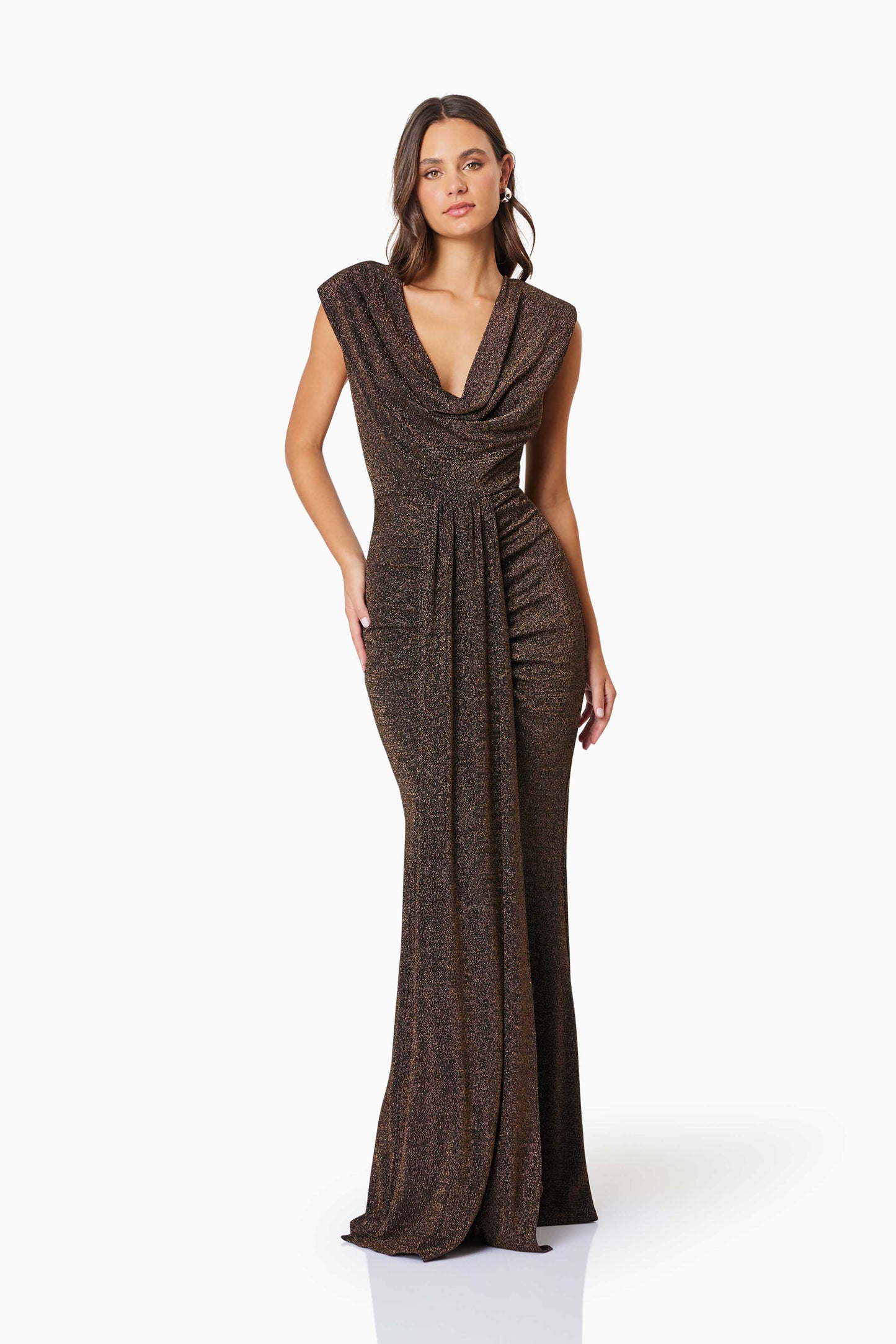 BLACK GOLD NALANI MAXI DRESS