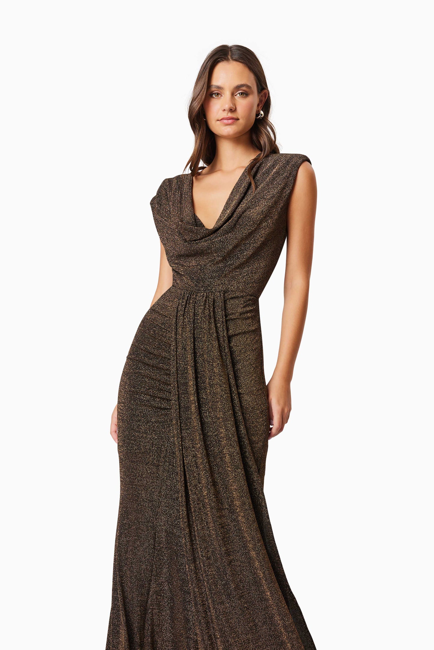 BLACK GOLD NALANI MAXI DRESS