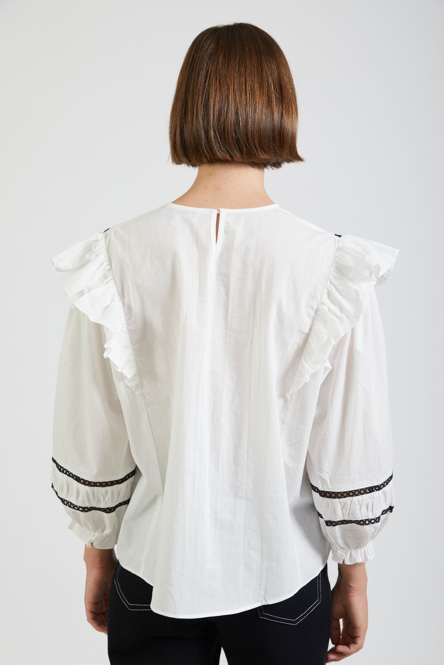 WHITE ALIZA TOP