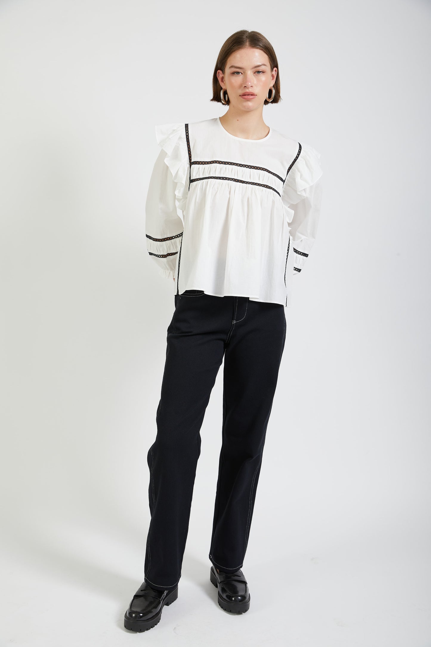 WHITE ALIZA TOP