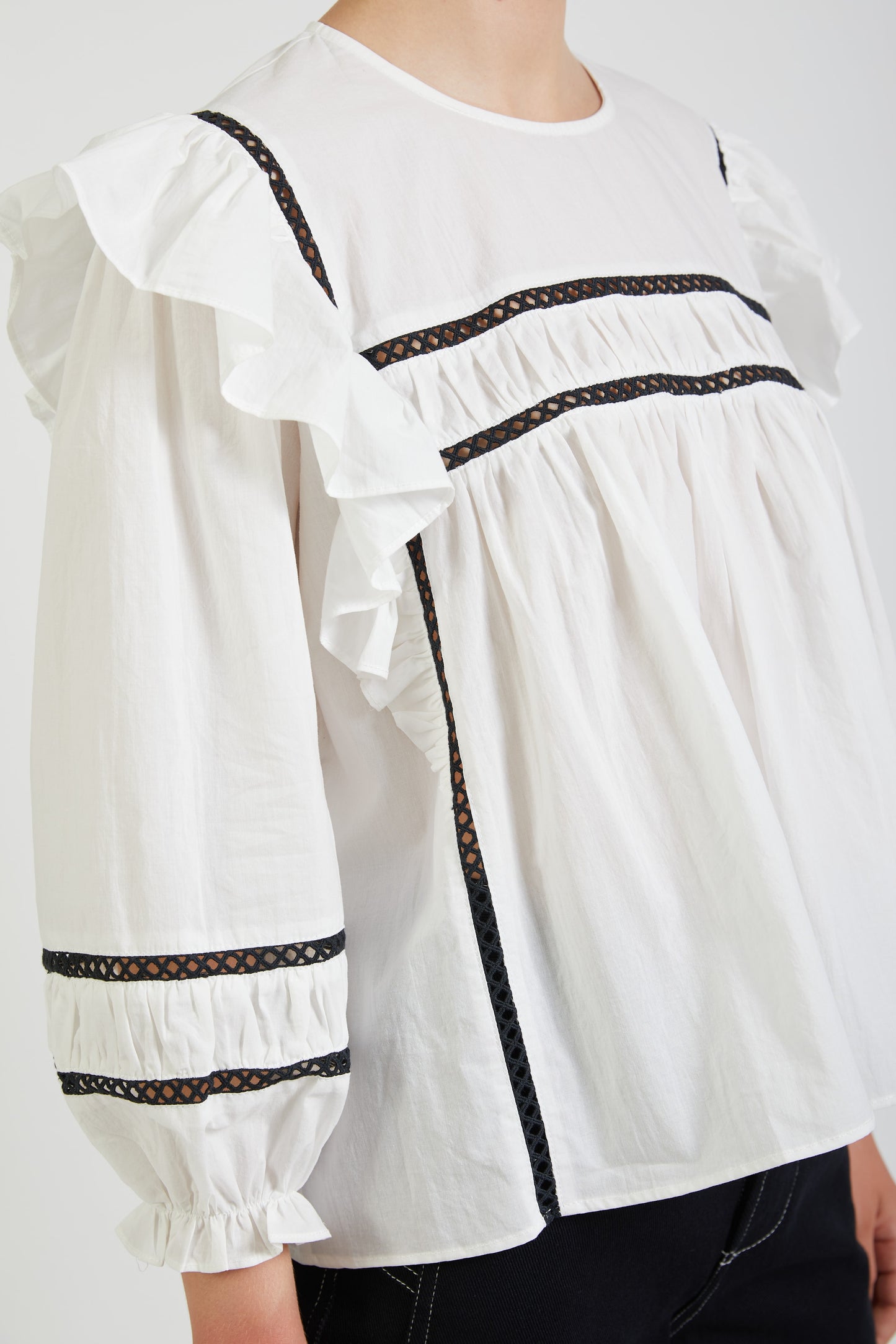 WHITE ALIZA TOP
