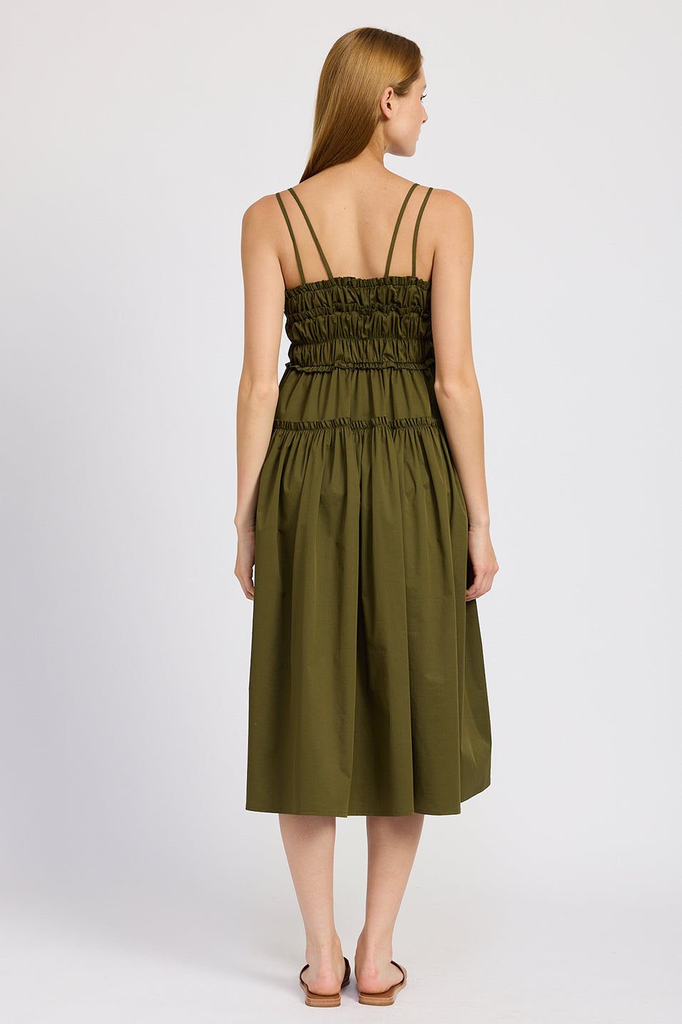 OLIVE CHELSEA MIDI DRESS