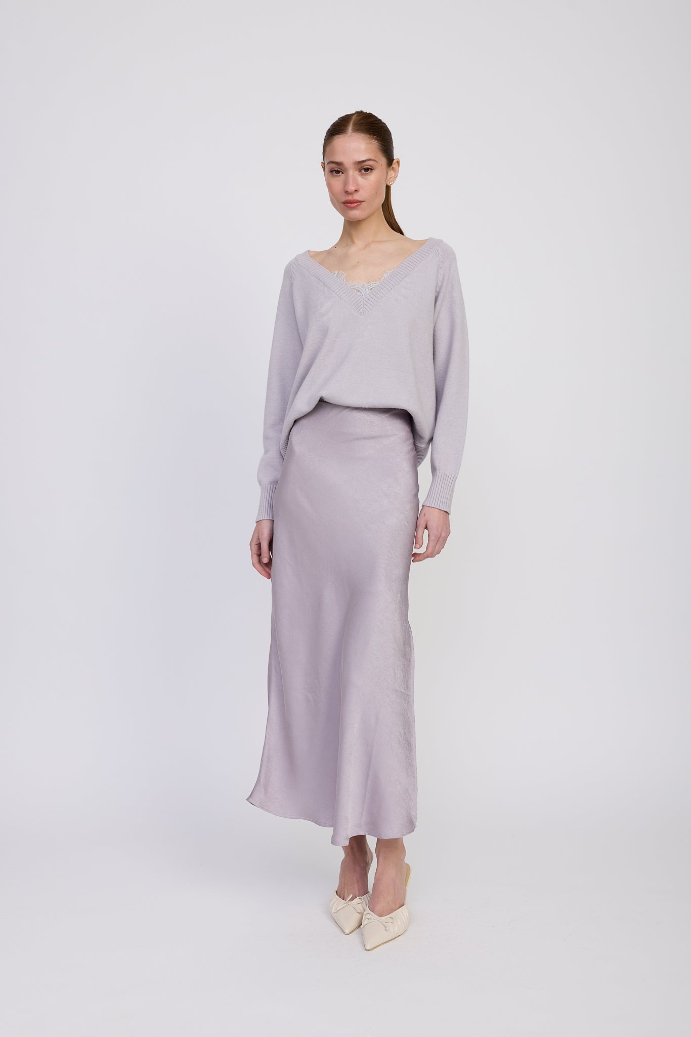 LAVENDER ARACELLA MAXI SKIRT