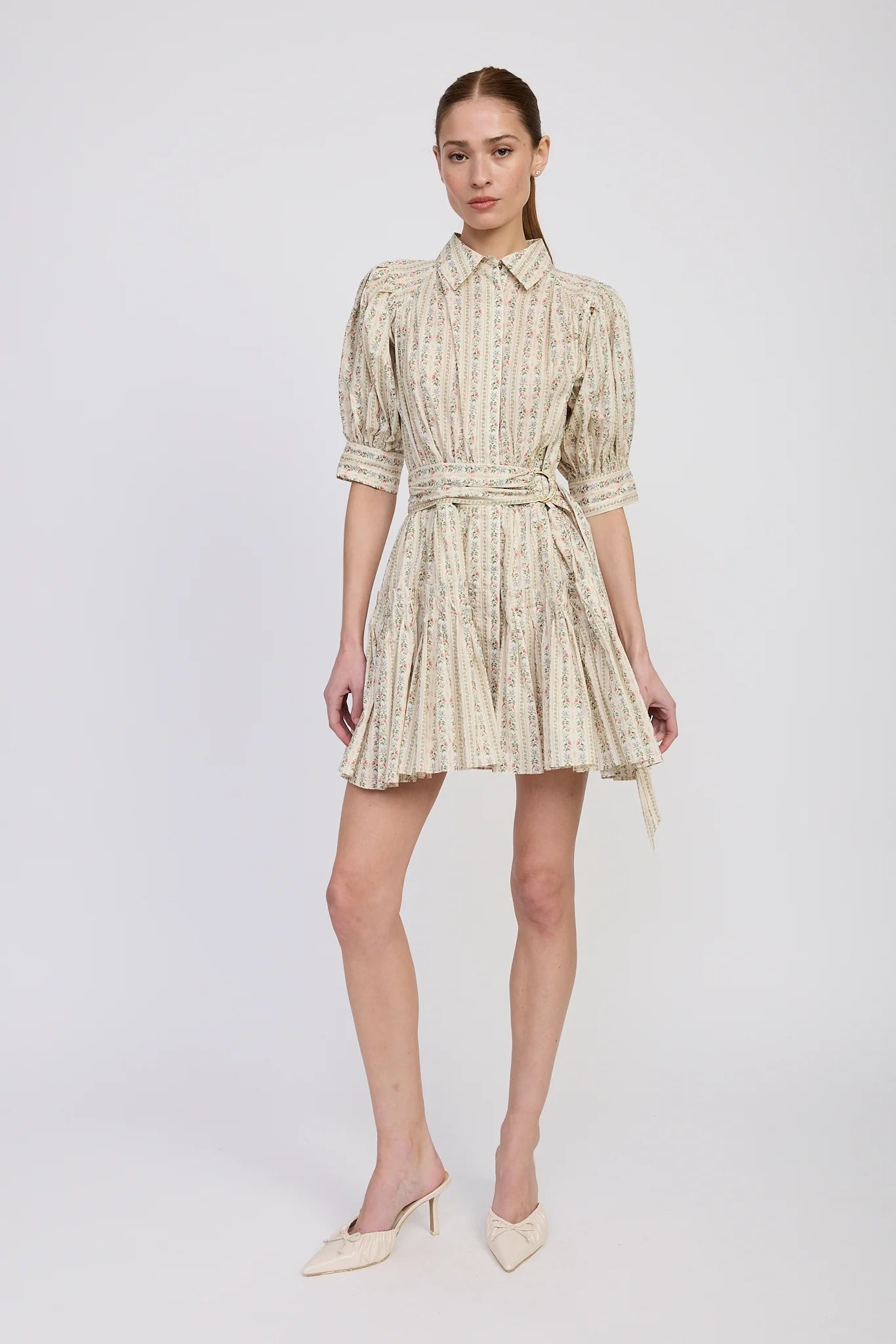 IVORY OLIVE ROSALIA MINI DRESS