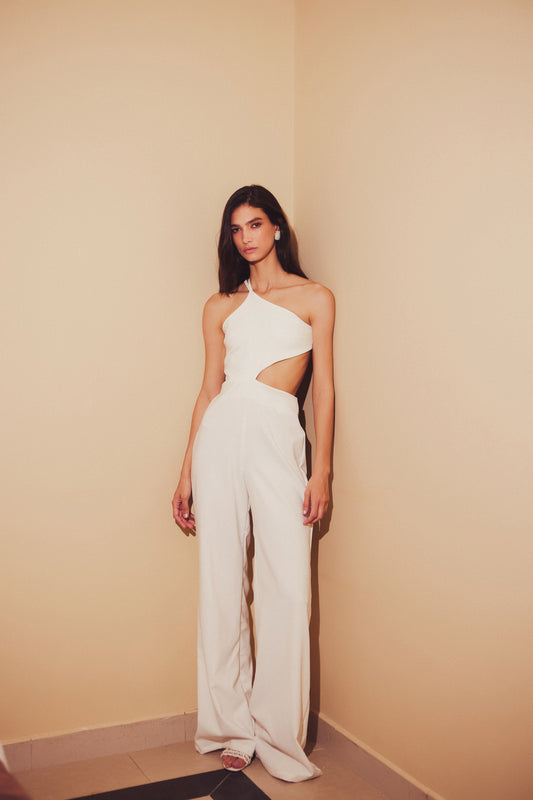 WHITE VIGIA JUMPSUIT