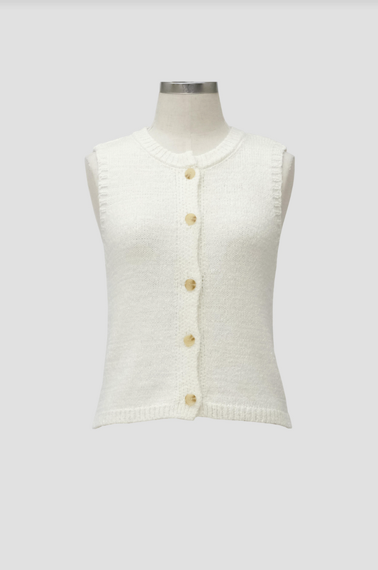 IVORY SWEATER VEST
