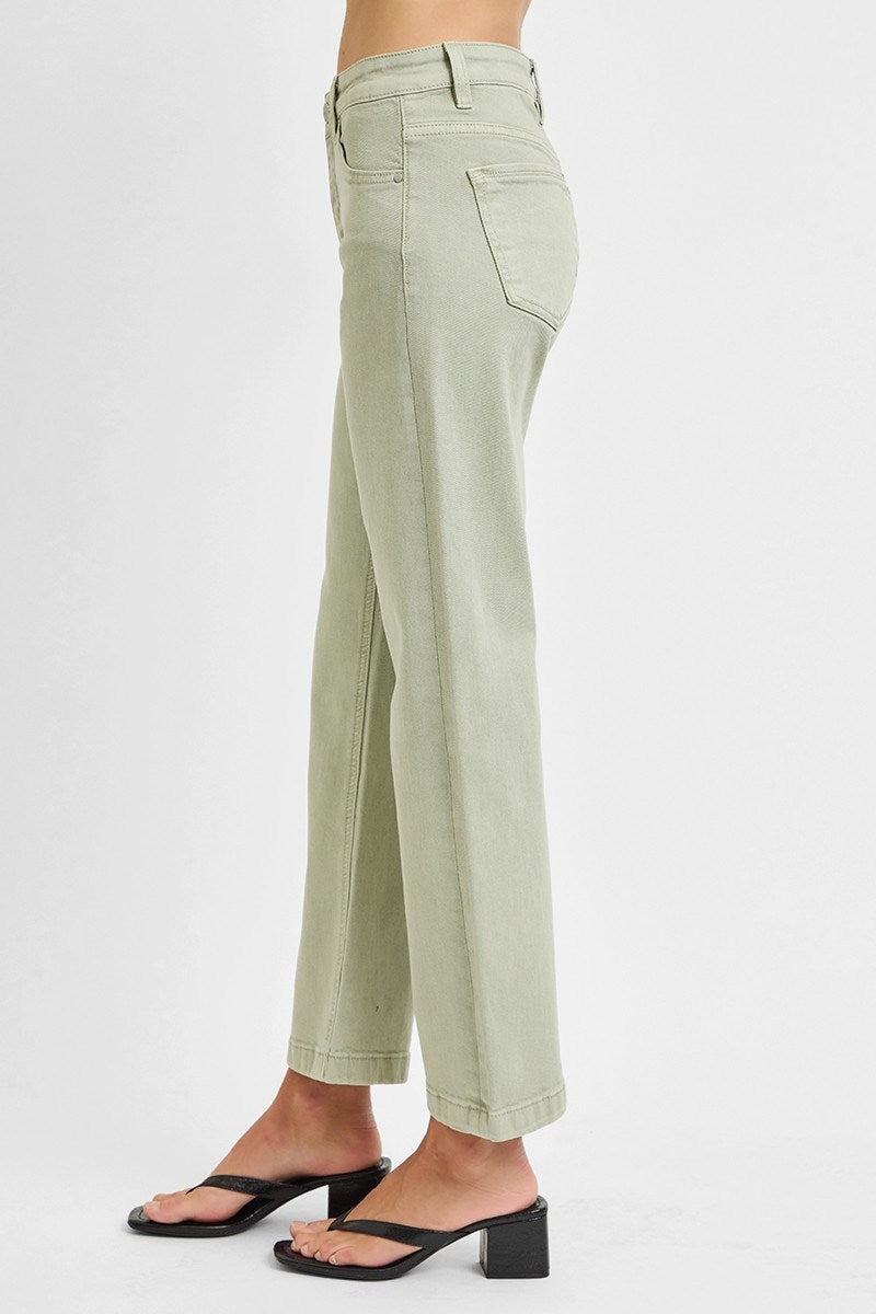 PISTACHIO DENIM PANT